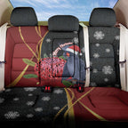 Australia Palm Cockatoo Christmas Back Car Seat Cover Probosciger Aterrimus Waratah Merry Chrissie - Aussie Hoodie