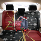Australia Palm Cockatoo Christmas Back Car Seat Cover Probosciger Aterrimus Waratah Merry Chrissie - Aussie Hoodie