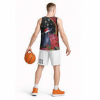 Australia Palm Cockatoo Christmas Basketball Jersey Probosciger Aterrimus Waratah Merry Chrissie - Aussie Hoodie