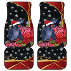 Australia Palm Cockatoo Christmas Car Mats Probosciger Aterrimus Waratah Merry Chrissie - Aussie Hoodie