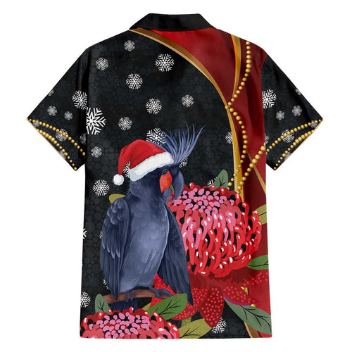 Australia Palm Cockatoo Christmas Family Matching Summer Maxi Dress and Hawaiian Shirt Probosciger Aterrimus Waratah Merry Chrissie - Aussie Hoodie