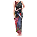 Australia Palm Cockatoo Christmas Tank Maxi Dress Probosciger Aterrimus Waratah Merry Chrissie - Aussie Hoodie