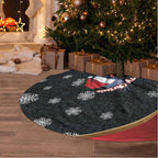 Australia Palm Cockatoo Christmas Tree Skirt Probosciger Aterrimus Waratah Merry Chrissie - Aussie Hoodie