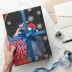Australia Palm Cockatoo Christmas Wrapping Paper Probosciger Aterrimus Waratah Merry Chrissie - Aussie Hoodie