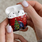 Australia Palm Cockatoo Christmas AirPods Case Goliath Cockatoo Santa Merry Chrissie - Aussie Hoodie