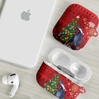 Australia Palm Cockatoo Christmas AirPods Case Goliath Cockatoo Santa Merry Chrissie - Aussie Hoodie