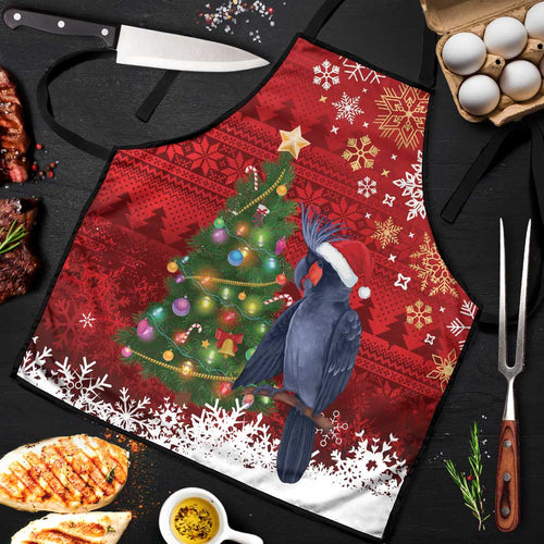 Australia Palm Cockatoo Christmas Apron Goliath Cockatoo Santa Merry Chrissie - Aussie Hoodie