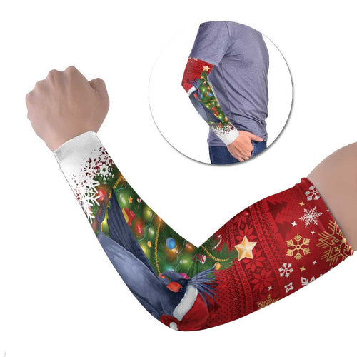 Australia Palm Cockatoo Christmas Arm Sleeves Goliath Cockatoo Santa Merry Chrissie - Aussie Hoodie