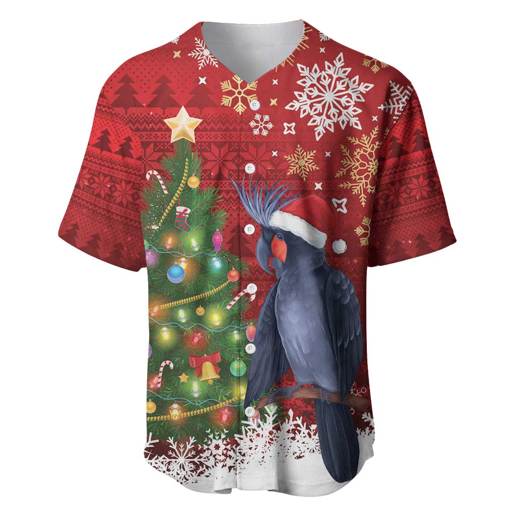 Australia Palm Cockatoo Christmas Baseball Jersey Goliath Cockatoo Santa Merry Chrissie - Aussie Hoodie