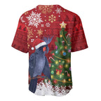 Australia Palm Cockatoo Christmas Baseball Jersey Goliath Cockatoo Santa Merry Chrissie - Aussie Hoodie