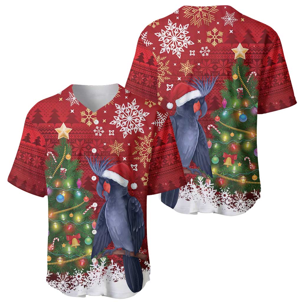 Australia Palm Cockatoo Christmas Baseball Jersey Goliath Cockatoo Santa Merry Chrissie - Aussie Hoodie
