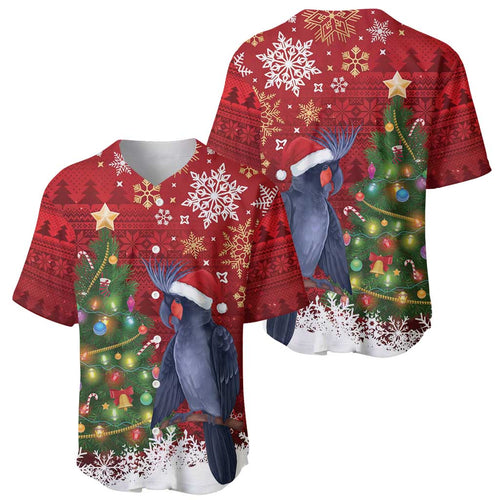 Australia Palm Cockatoo Christmas Baseball Jersey Goliath Cockatoo Santa Merry Chrissie - Aussie Hoodie