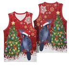 Australia Palm Cockatoo Christmas Basketball Jersey Goliath Cockatoo Santa Merry Chrissie - Aussie Hoodie
