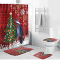 Australia Palm Cockatoo Christmas Bathroom Set Goliath Cockatoo Santa Merry Chrissie - Aussie Hoodie