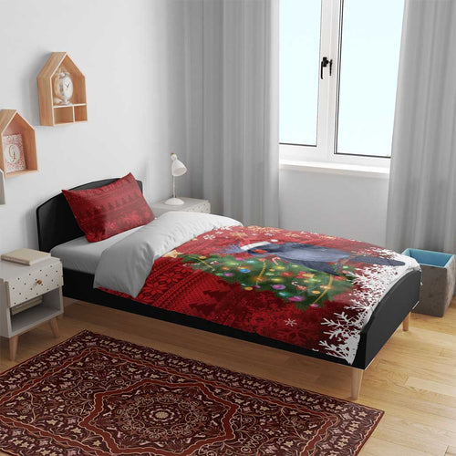 Australia Palm Cockatoo Christmas Bedding Set Goliath Cockatoo Santa Merry Chrissie - Aussie Hoodie