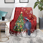Australia Palm Cockatoo Christmas Blanket Goliath Cockatoo Santa Merry Chrissie - Aussie Hoodie