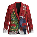 Australia Palm Cockatoo Christmas Blazer Goliath Cockatoo Santa Merry Chrissie - Aussie Hoodie