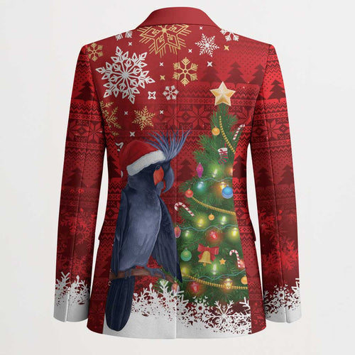Australia Palm Cockatoo Christmas Blazer Goliath Cockatoo Santa Merry Chrissie - Aussie Hoodie
