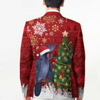 Australia Palm Cockatoo Christmas Blazer Goliath Cockatoo Santa Merry Chrissie - Aussie Hoodie