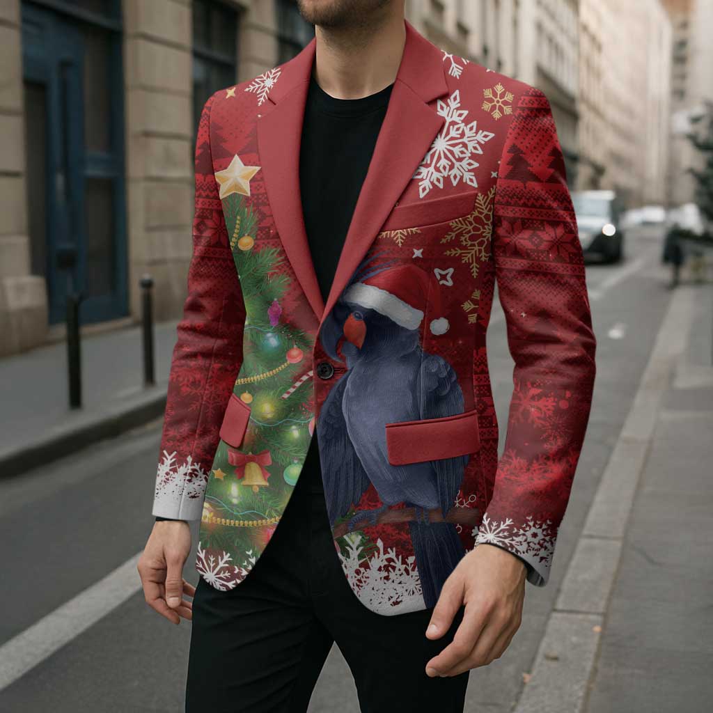 Australia Palm Cockatoo Christmas Blazer Goliath Cockatoo Santa Merry Chrissie - Aussie Hoodie