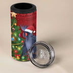 Australia Palm Cockatoo Christmas 4 in 1 Can Cooler Tumbler Goliath Cockatoo Santa Merry Chrissie - Aussie Hoodie