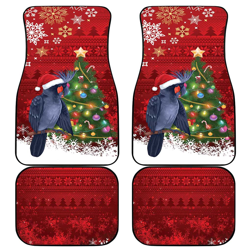 Australia Palm Cockatoo Christmas Car Mats Goliath Cockatoo Santa Merry Chrissie - Aussie Hoodie