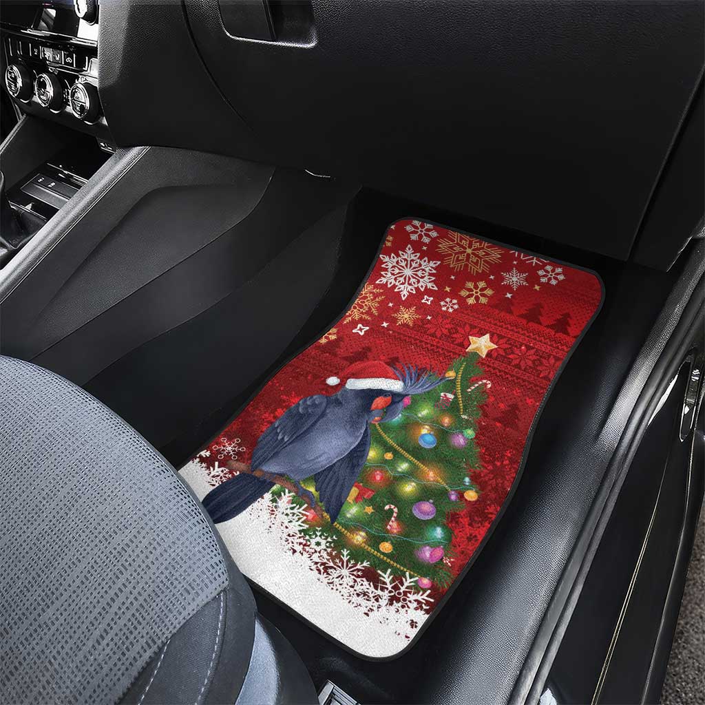 Australia Palm Cockatoo Christmas Car Mats Goliath Cockatoo Santa Merry Chrissie - Aussie Hoodie