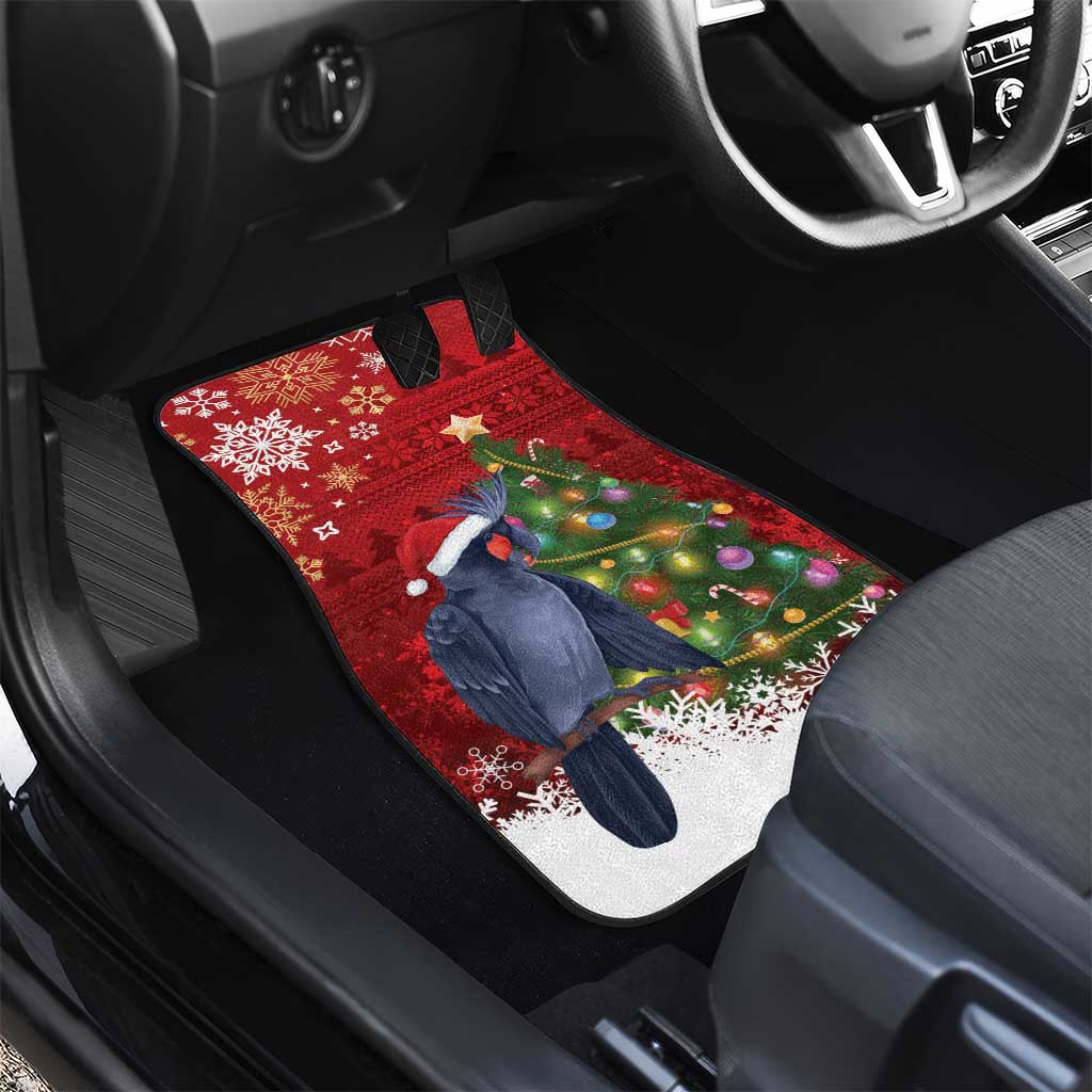 Australia Palm Cockatoo Christmas Car Mats Goliath Cockatoo Santa Merry Chrissie - Aussie Hoodie