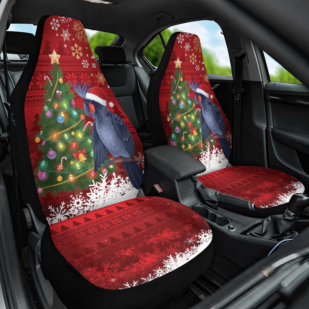 Australia Palm Cockatoo Christmas Car Seat Cover Goliath Cockatoo Santa Merry Chrissie - Aussie Hoodie
