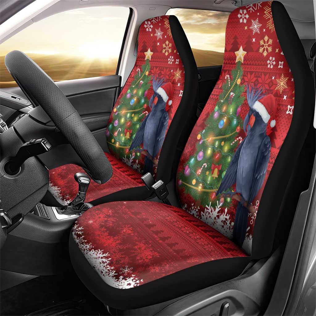Australia Palm Cockatoo Christmas Car Seat Cover Goliath Cockatoo Santa Merry Chrissie - Aussie Hoodie
