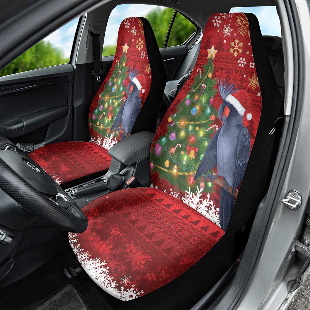 Australia Palm Cockatoo Christmas Car Seat Cover Goliath Cockatoo Santa Merry Chrissie - Aussie Hoodie