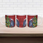 Australia Palm Cockatoo Christmas Ceramic Mug Goliath Cockatoo Santa Merry Chrissie - Aussie Hoodie
