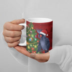 Australia Palm Cockatoo Christmas Ceramic Mug Goliath Cockatoo Santa Merry Chrissie - Aussie Hoodie
