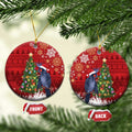 Australia Palm Cockatoo Christmas Ceramic Ornament Goliath Cockatoo Santa Merry Chrissie - Aussie Hoodie