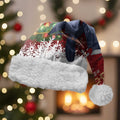 Australia Palm Cockatoo Christmas Santa Hat Goliath Cockatoo Santa Merry Chrissie - Aussie Hoodie