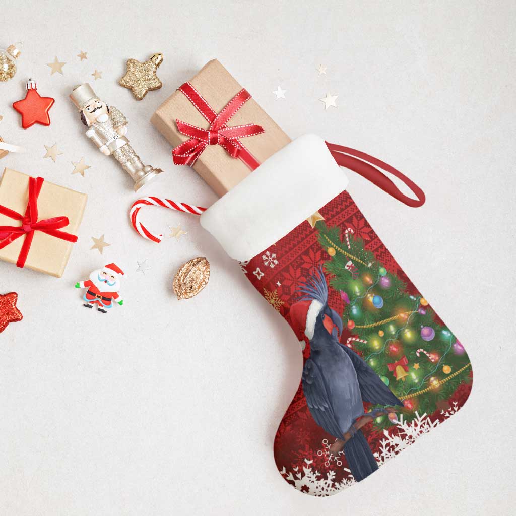 Australia Palm Cockatoo Christmas Stocking Goliath Cockatoo Santa Merry Chrissie - Aussie Hoodie