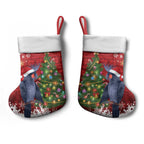 Australia Palm Cockatoo Christmas Stocking Goliath Cockatoo Santa Merry Chrissie - Aussie Hoodie