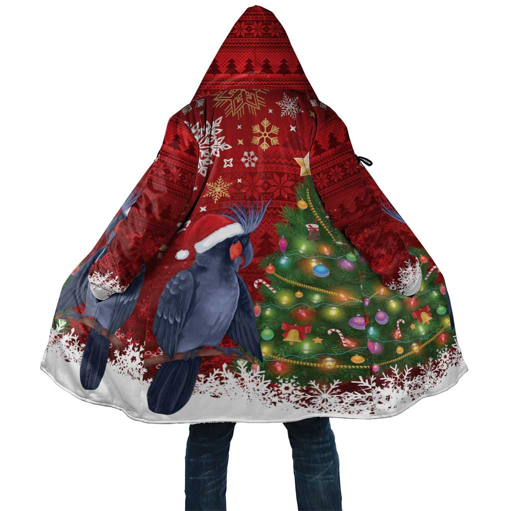 Australia Palm Cockatoo Christmas Cloak Goliath Cockatoo Santa Merry Chrissie - Aussie Hoodie