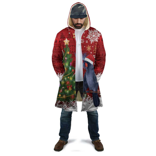 Australia Palm Cockatoo Christmas Cloak Goliath Cockatoo Santa Merry Chrissie - Aussie Hoodie
