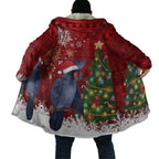 Australia Palm Cockatoo Christmas Cloak Goliath Cockatoo Santa Merry Chrissie - Aussie Hoodie