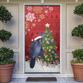 Australia Palm Cockatoo Christmas Door Cover Goliath Cockatoo Santa Merry Chrissie - Aussie Hoodie