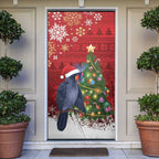 Australia Palm Cockatoo Christmas Door Cover Goliath Cockatoo Santa Merry Chrissie - Aussie Hoodie