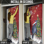 Australia Palm Cockatoo Christmas Door Cover Goliath Cockatoo Santa Merry Chrissie - Aussie Hoodie