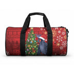 Australia Palm Cockatoo Christmas Duffle Bag Goliath Cockatoo Santa Merry Chrissie