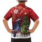 Australia Palm Cockatoo Christmas Family Matching Mermaid Dress and Hawaiian Shirt Goliath Cockatoo Santa Merry Chrissie - Aussie Hoodie