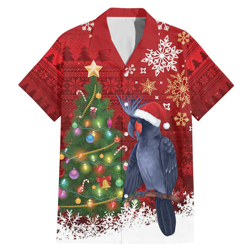 Australia Palm Cockatoo Christmas Family Matching Mermaid Dress and Hawaiian Shirt Goliath Cockatoo Santa Merry Chrissie - Aussie Hoodie