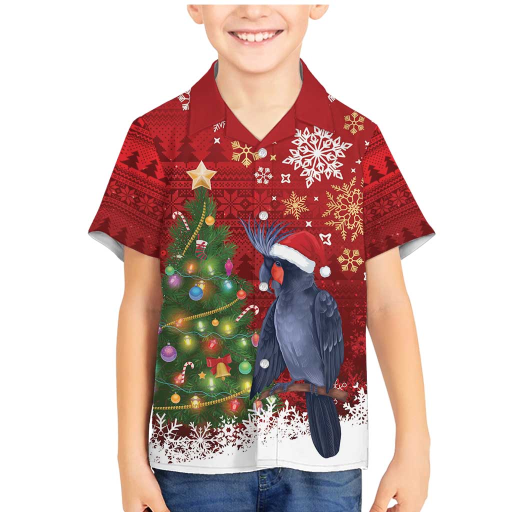 Australia Palm Cockatoo Christmas Family Matching Mermaid Dress and Hawaiian Shirt Goliath Cockatoo Santa Merry Chrissie - Aussie Hoodie