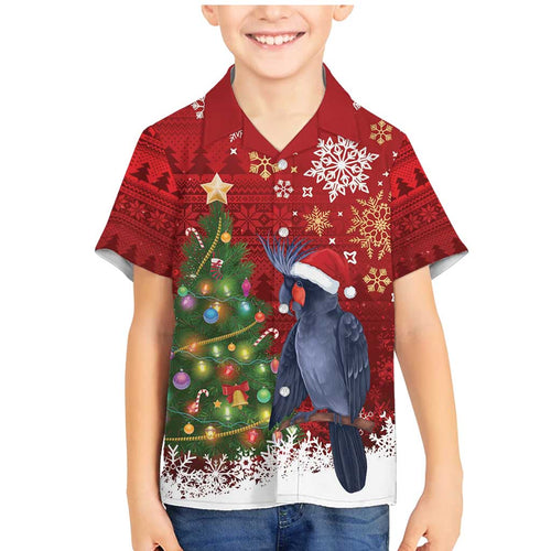 Australia Palm Cockatoo Christmas Family Matching Mermaid Dress and Hawaiian Shirt Goliath Cockatoo Santa Merry Chrissie - Aussie Hoodie