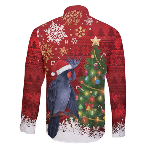 Australia Palm Cockatoo Christmas Family Matching Off Shoulder Maxi Dress and Hawaiian Shirt Goliath Cockatoo Santa Merry Chrissie - Aussie Hoodie