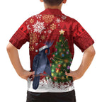 Australia Palm Cockatoo Christmas Family Matching Off Shoulder Short Dress and Hawaiian Shirt Goliath Cockatoo Santa Merry Chrissie - Aussie Hoodie